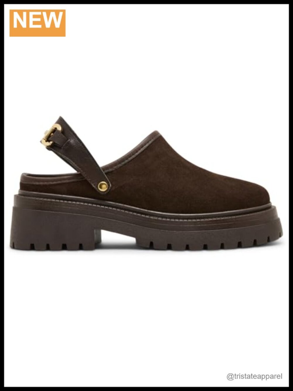 Steve Madden Erba Suede Clog Block Heel Slingback Platform - Picture 3 of 6